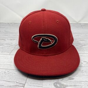 Arizona Diamondbacks MLB New Era 59FIFTY Fitted‎ Baseball Cap Red 7 3/8